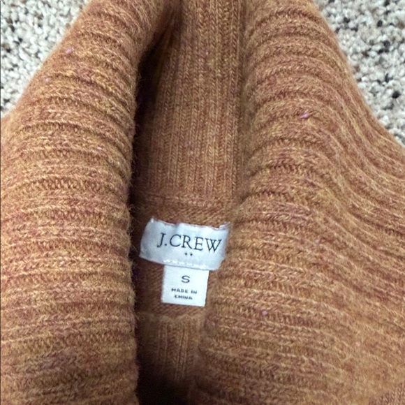 J. Crew Camel Sleeveless Turtleneck Sweater - Picture 3 of 6